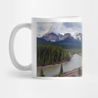 Canadian Rocky Mountains Bow River Banff Alberta Canada Mug